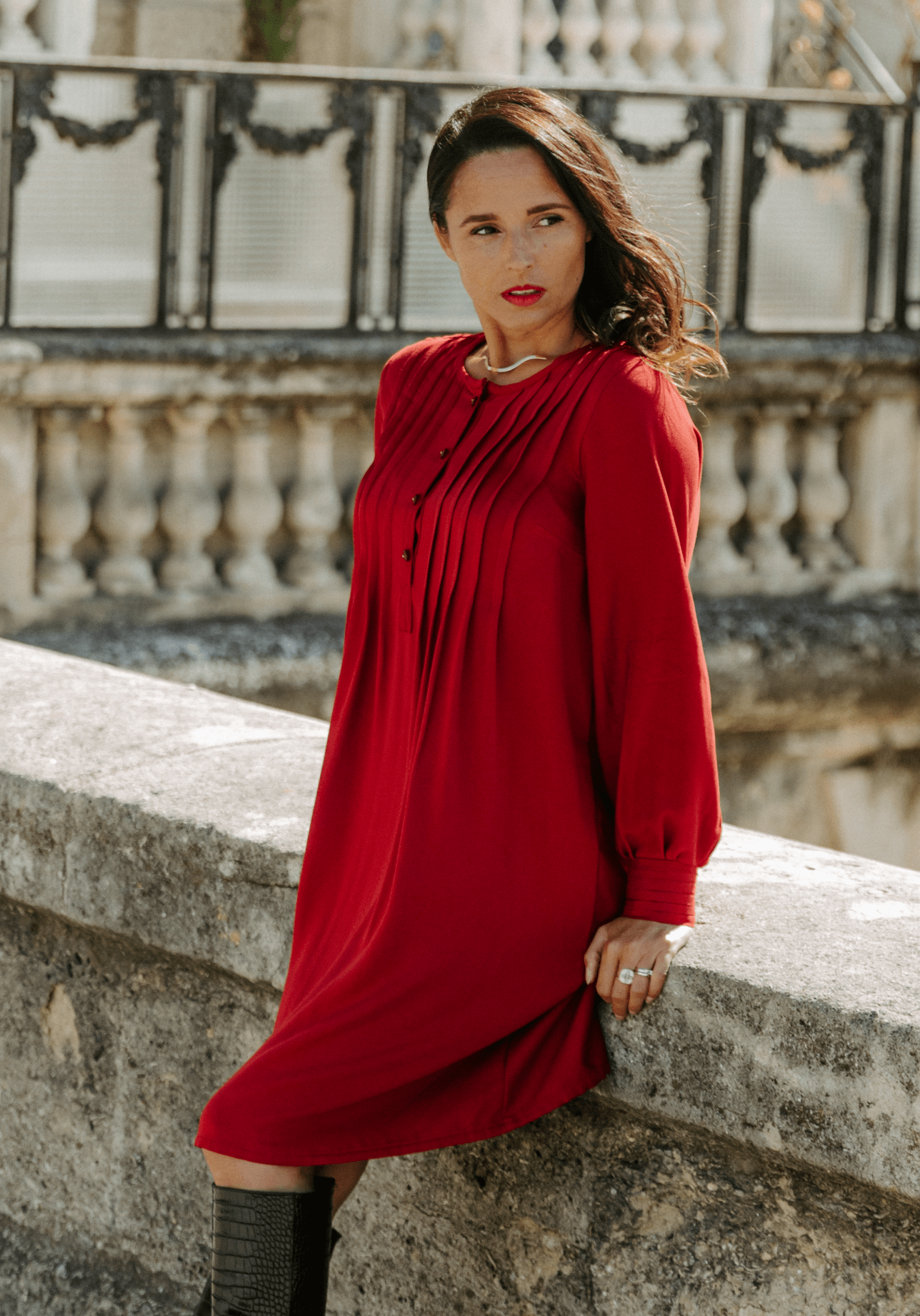 Atlas Shirt Dress Blouse Paper Sewing Pattern - Maison Fauve - Simplifi Fabric