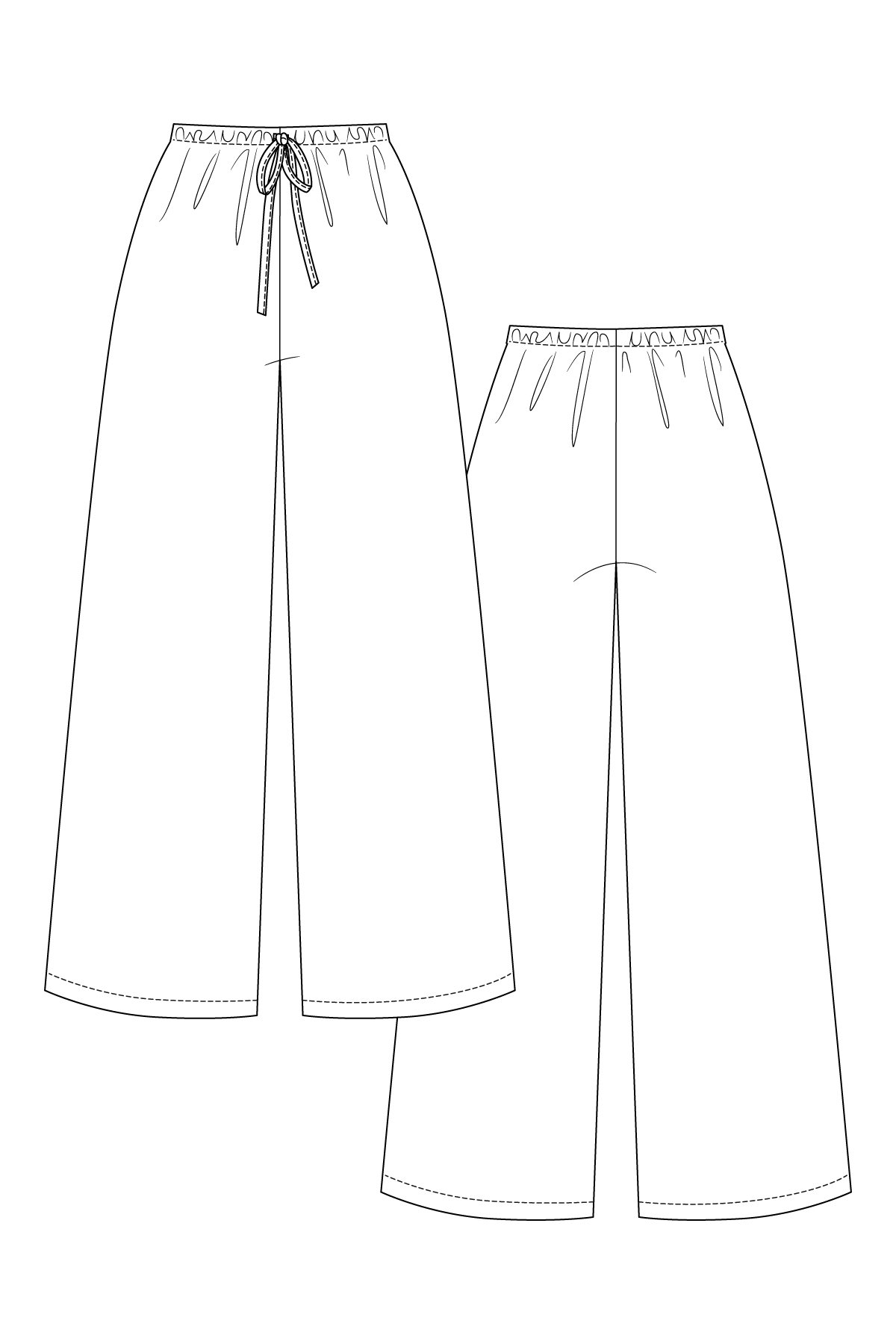 Aulio Elastic Waist Short & Trouser Pattern - Named Clothing - Simplifi Fabric