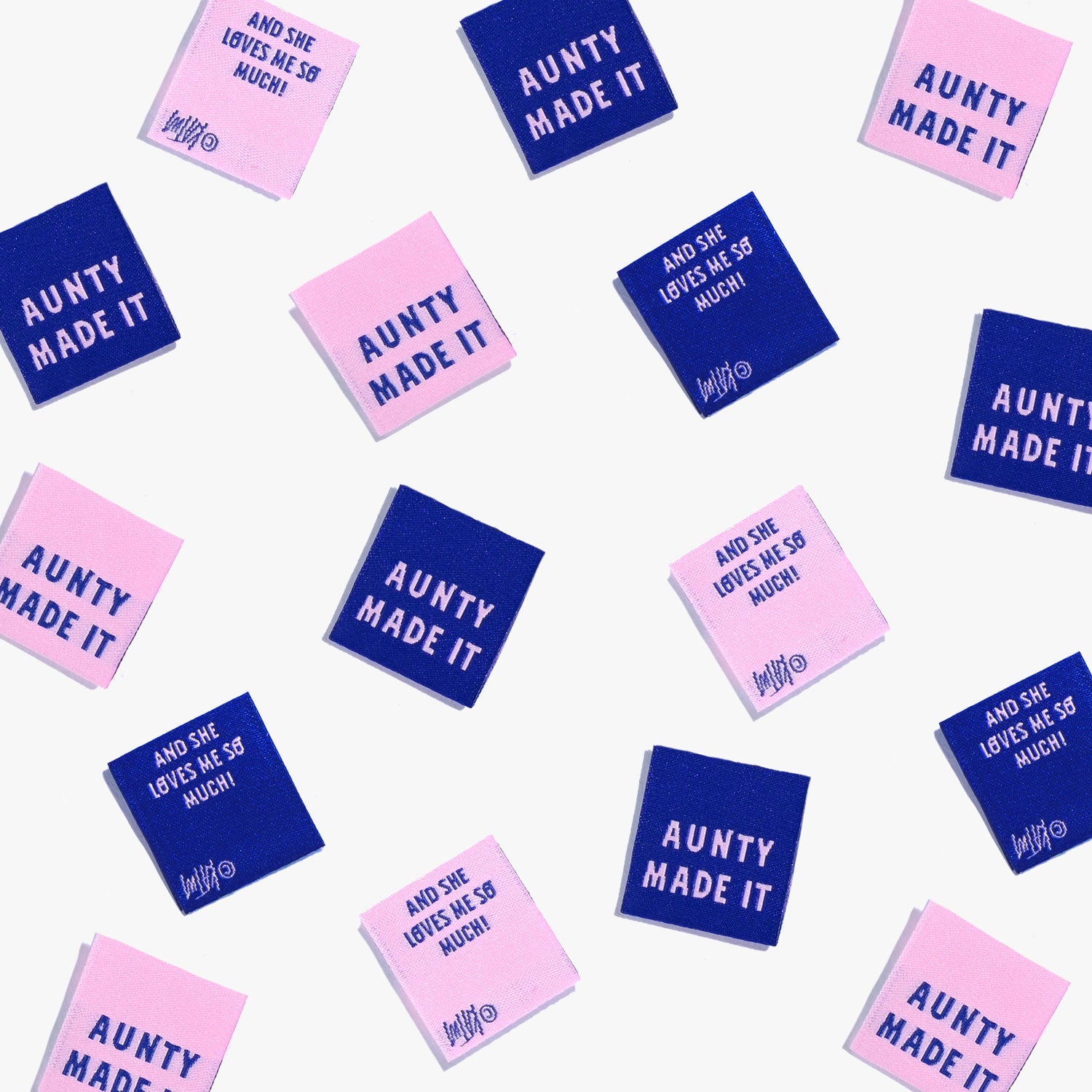 "Aunty Made It' " Woven Label Pack - Kylie And The Machine - Simplifi Fabric