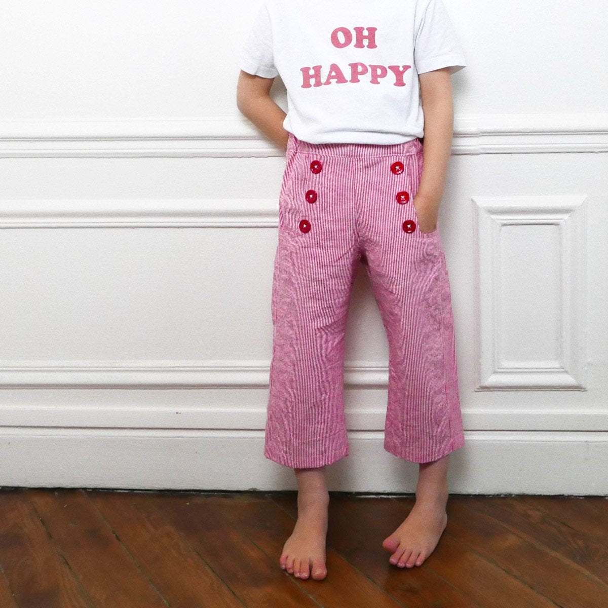 Avana Pants/Shorts Sewing Pattern - Girl 3/12Y - Ikatee - Simplifi Fabric