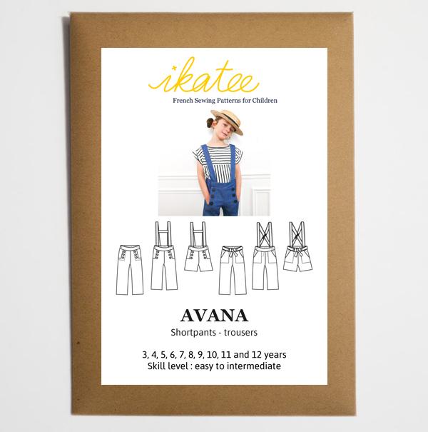 Avana Pants/Shorts Sewing Pattern - Girl 3/12Y - Ikatee - Simplifi Fabric