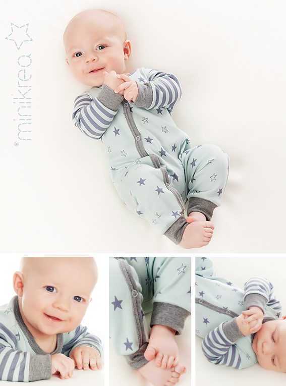 Baby Sleepsuit - Minikrea - Pattern - 0 - 3 Years - Simplifi Fabric