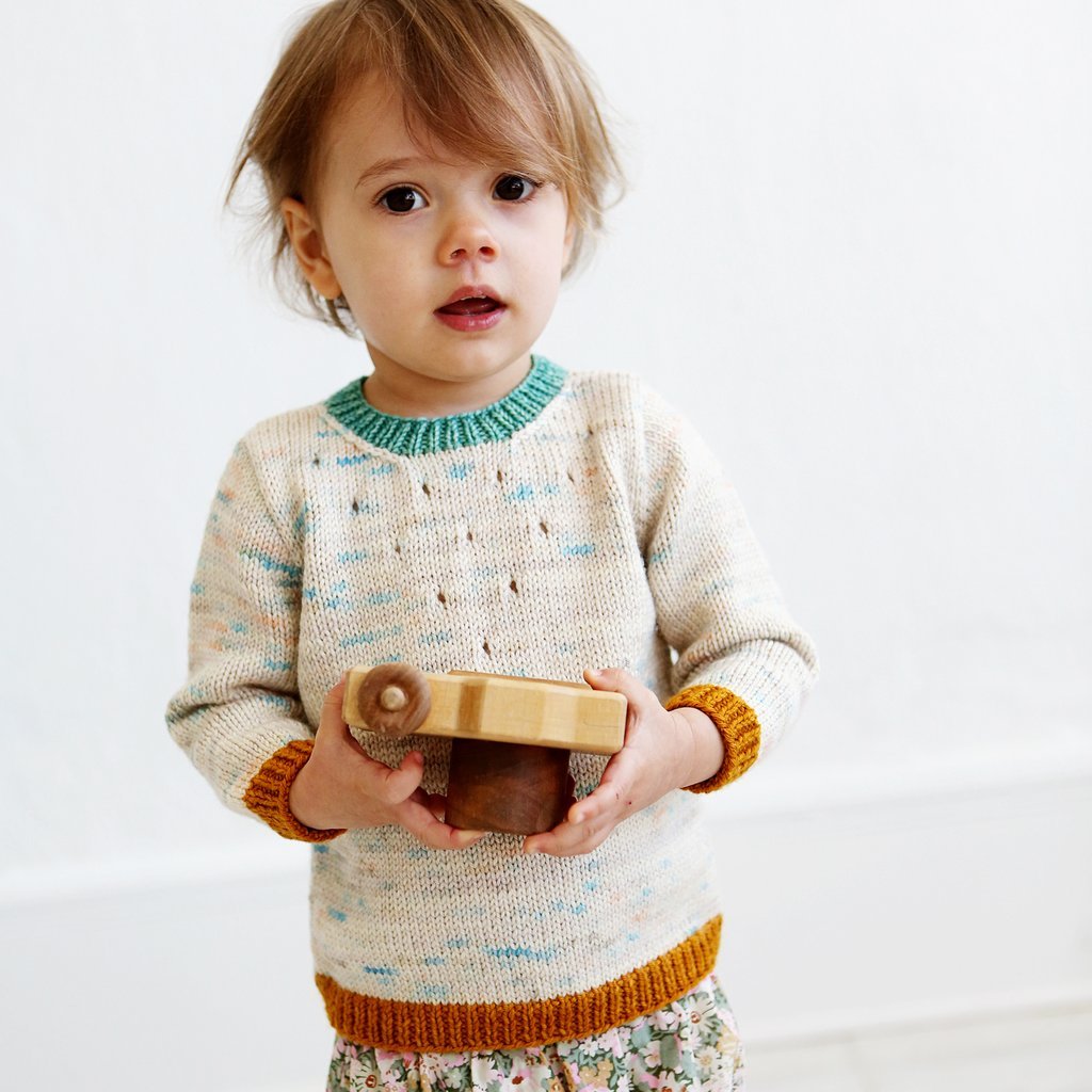 Baby + Toddler Iris Pullover - Wiksten - Knitting Pattern - Simplifi Fabric