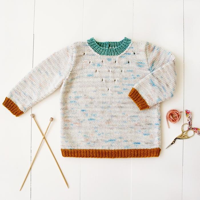 Baby + Toddler Iris Pullover - Wiksten - Knitting Pattern - Simplifi Fabric