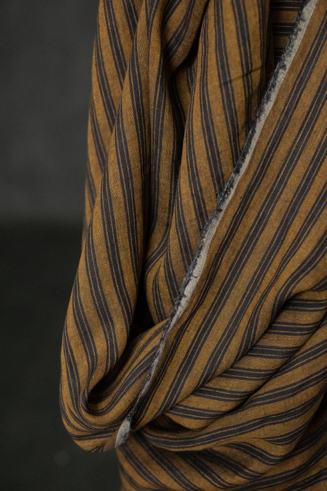 Balsam Stripe Laundered Linen - European Import - Merchant & Mills - Simplifi Fabric