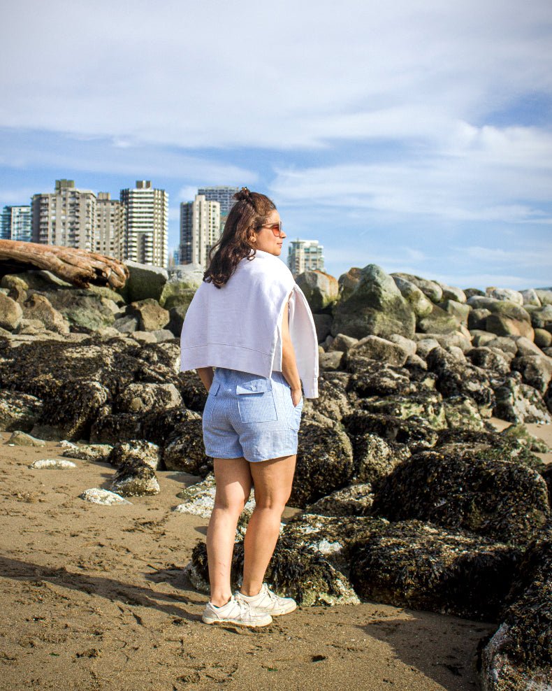 Bamberton Shorts Womens PDF Sewing Pattern - Thread Theory - Simplifi Fabric