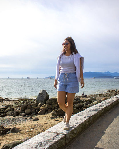 Bamberton Shorts Womens PDF Sewing Pattern - Thread Theory - Simplifi Fabric