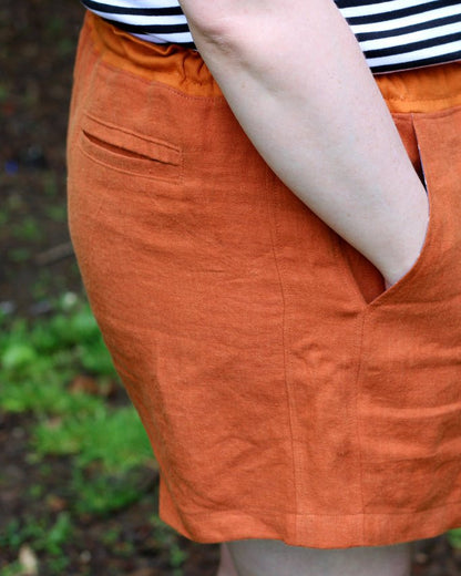 Bamberton Shorts Womens PDF Sewing Pattern - Thread Theory - Simplifi Fabric