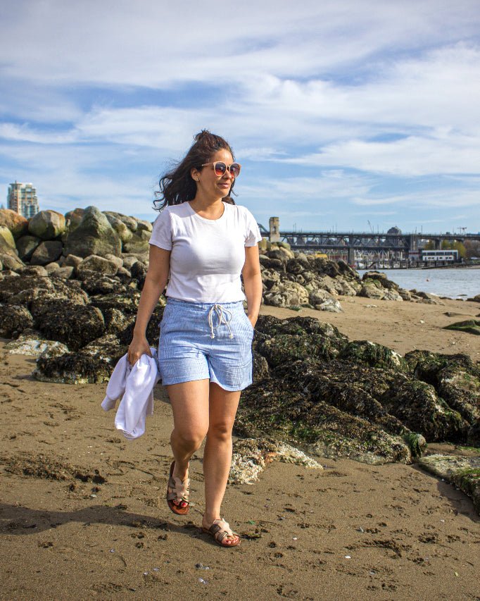 Bamberton Shorts Womens PDF Sewing Pattern - Thread Theory - Simplifi Fabric