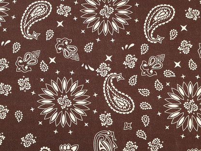 Bandana Denim - Chocolate - Oeko - Tex 100 - Fabric Godmother - Simplifi Fabric