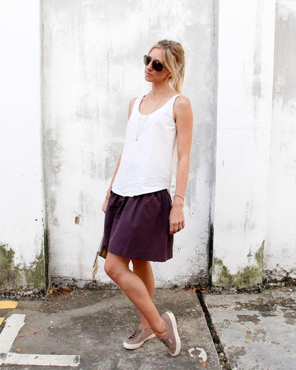 Basics Drop Skirt Sewing Pattern - Cali Faye Collection - Simplifi Fabric