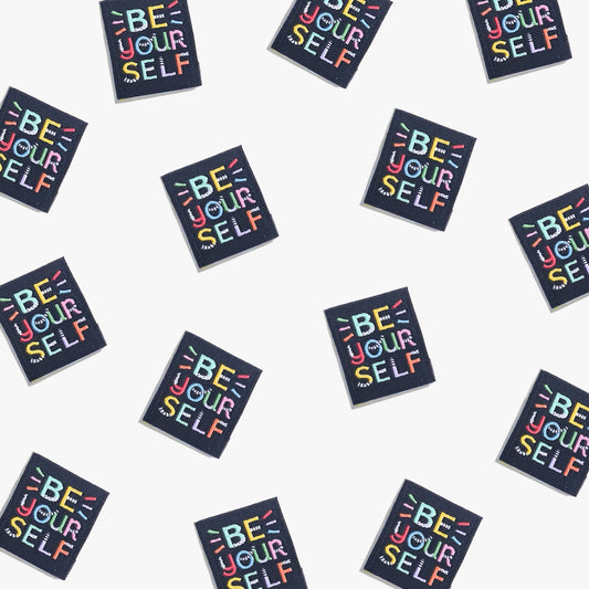 "Be Yourself" KATM x Brook Gossen Woven Labels - Kylie And The Machine - Simplifi Fabric