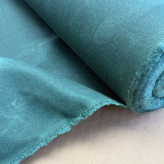 Bees Waxed 100% Cotton Canvas 16 oz. - Evergreen Teal - Simplifi Fabric