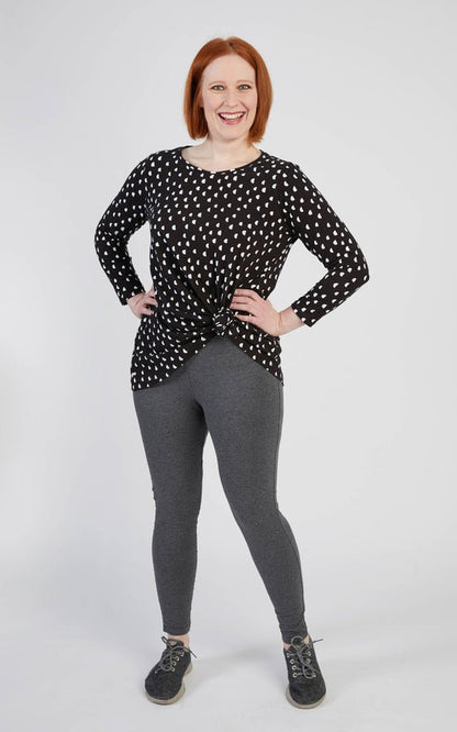 Belmont Legging & Yoga Pants Paper Pattern - Cashmerette - Simplifi Fabric