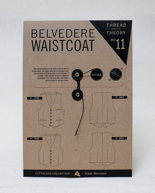 Belvedere Waistcoat Pattern - Thread Theory - Simplifi Fabric