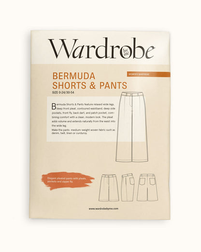 Bermuda Pants & Shorts Womens Paper Pattern - Wardrobe by Me - Simplifi Fabric