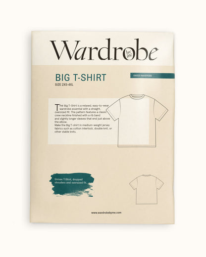 Big T-Shirt Mens Paper Pattern - Wardrobe by Me - Simplifi Fabric