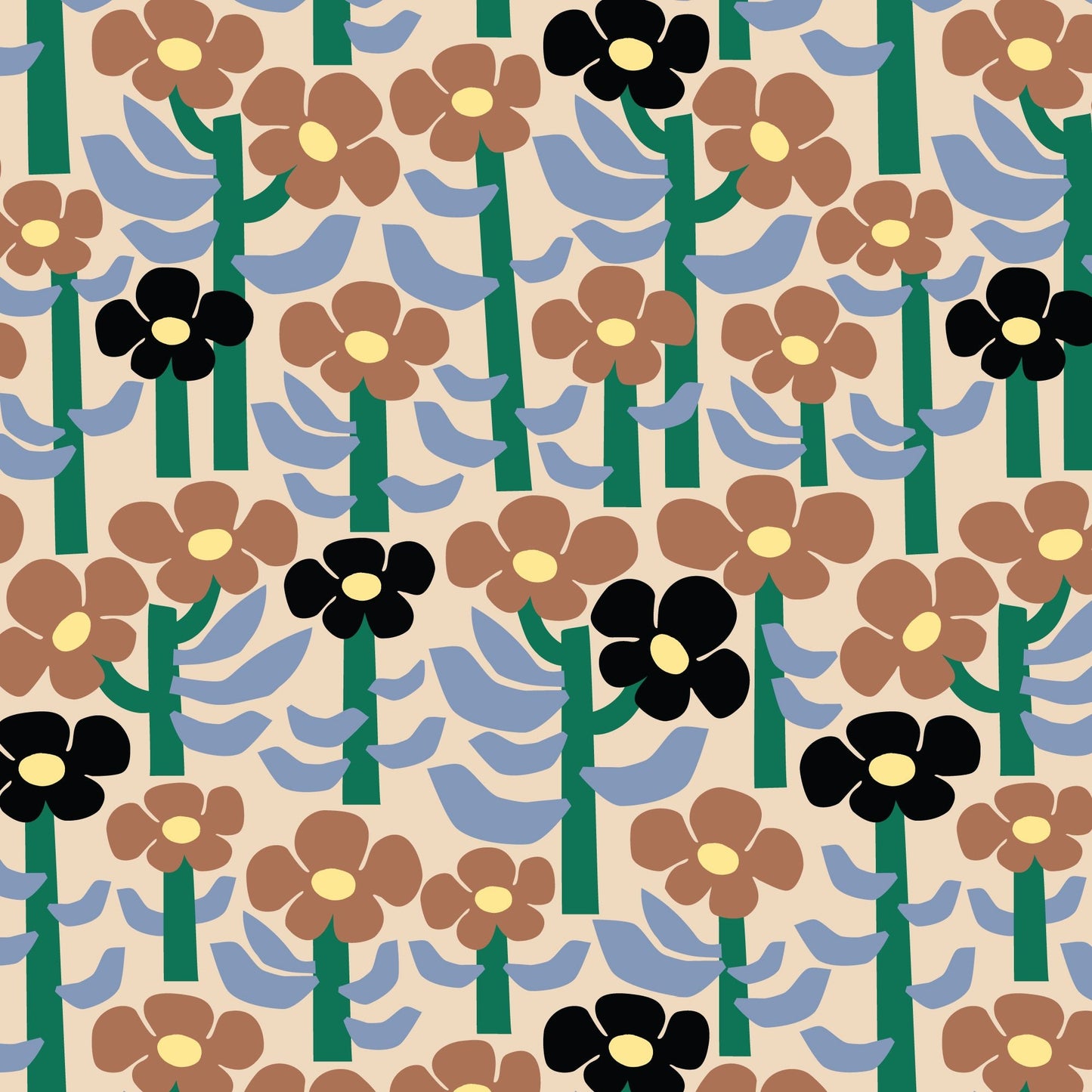 Bloom Sprout - Sun Seed Moon - Leah Duncan - Cloud 9 Fabrics - Batiste - Simplifi Fabric