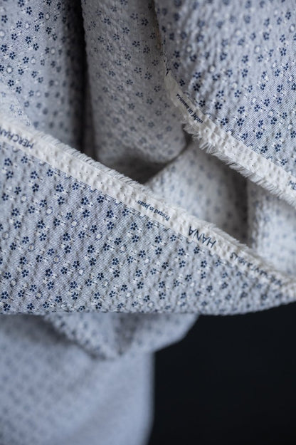 Bluets Hana Seersucker Japanese Organic Cotton - Merchant & Mills - Simplifi Fabric