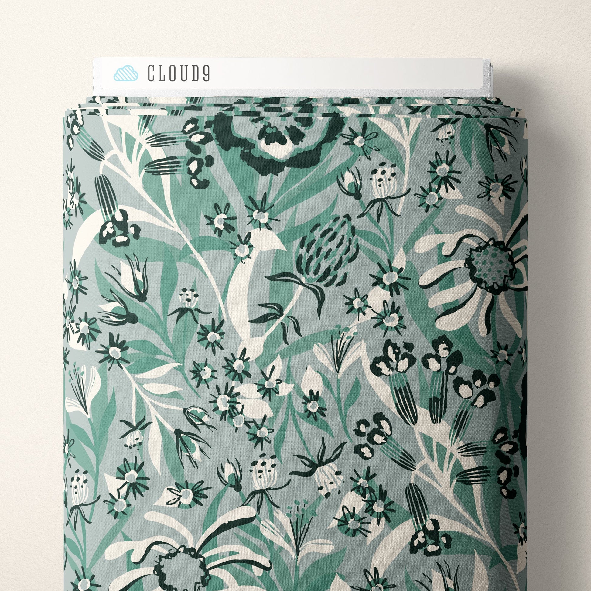 Bouquet - Blue - Kindred Comforts - Tanya Celia - Cloud 9 Fabrics - Poplin - Simplifi Fabric