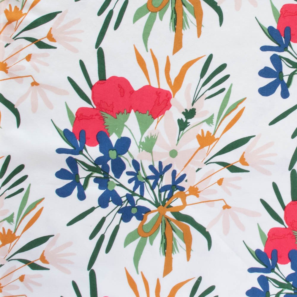 Bouquet - Wild Fronds Meadow by Kate Capone - Birch Fabrics - Poplin - Simplifi Fabric