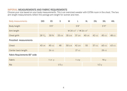 Boyfriend Sweater Paper Pattern - Wardrobe by Me - Simplifi Fabric