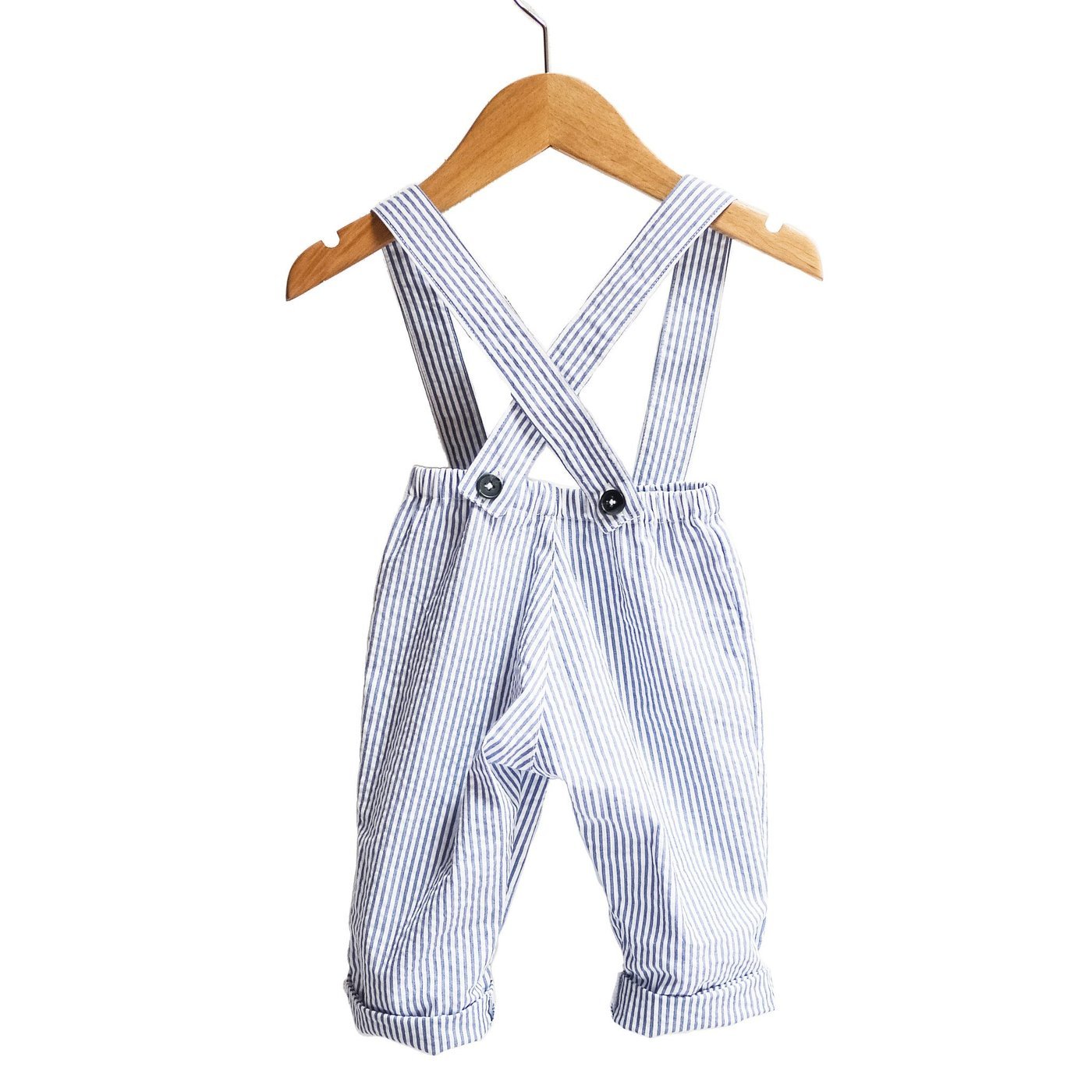 Brighton Pants/Shorty with Shoulder Straps Sewing Pattern - Baby 6m/4y - Ikatee - Simplifi Fabric