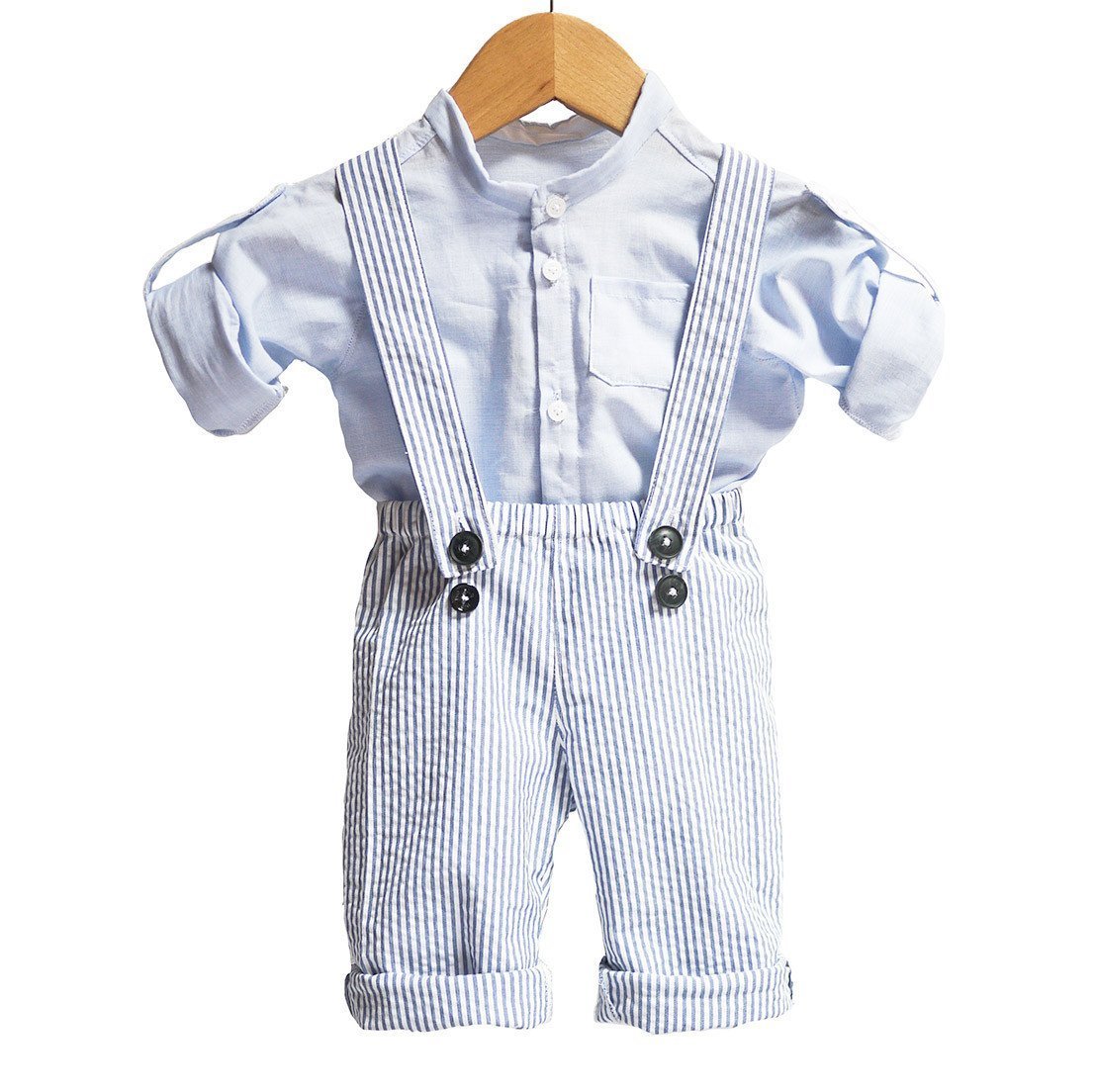 Brighton Pants/Shorty with Shoulder Straps Sewing Pattern - Baby 6m/4y - Ikatee - Simplifi Fabric