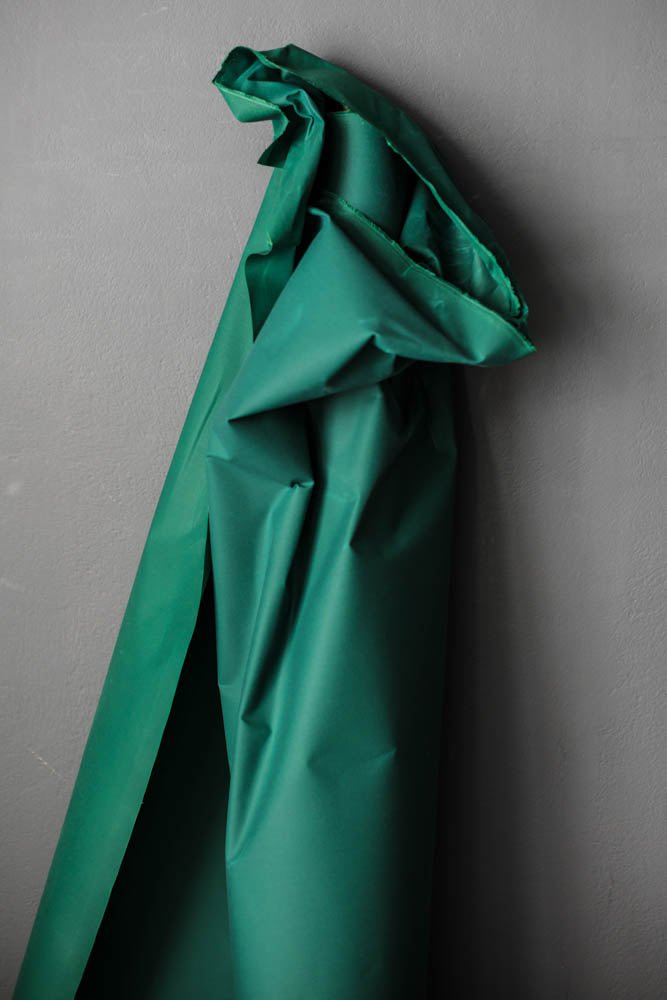 British Organic Cotton Traditional Oilskin - Emerald - Merchant & Mills - Simplifi Fabric