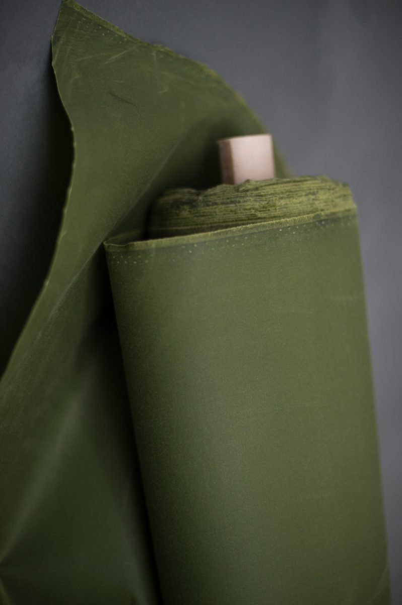 British Organic Cotton Traditional Oilskin - Grass - Merchant & Mills - Simplifi Fabric