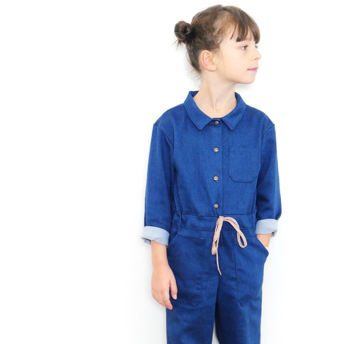 Brooklyn Jumpsuit Sewing Pattern - Kids 3/12Y - Ikatee - Simplifi Fabric