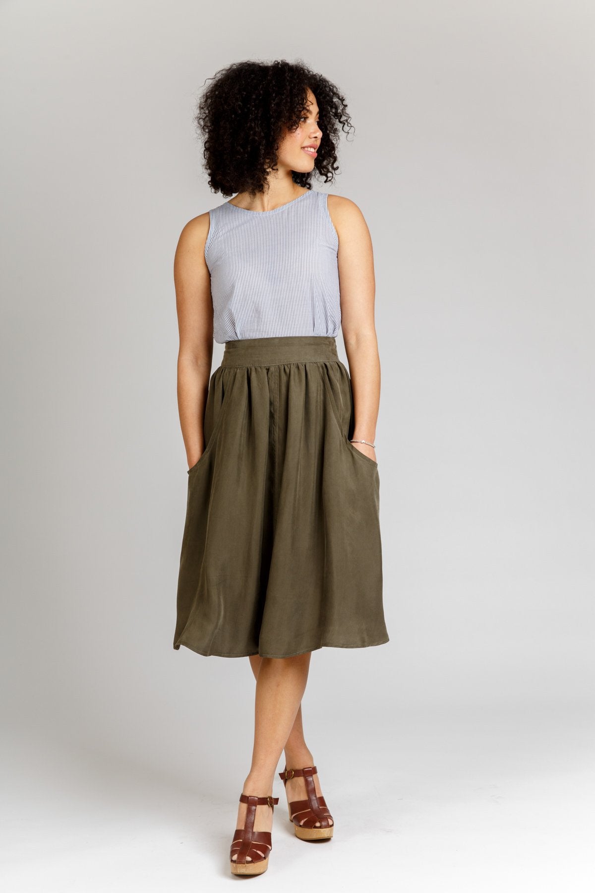 Brumby Skirt - Megan Nielsen Patterns - Sewing Pattern - Simplifi Fabric