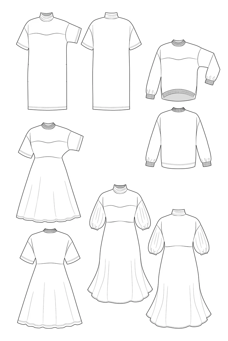 Building The Pattern - Sew Your Own Capsule Wardrobe Book - Named Clothing - Simplifi Fabric