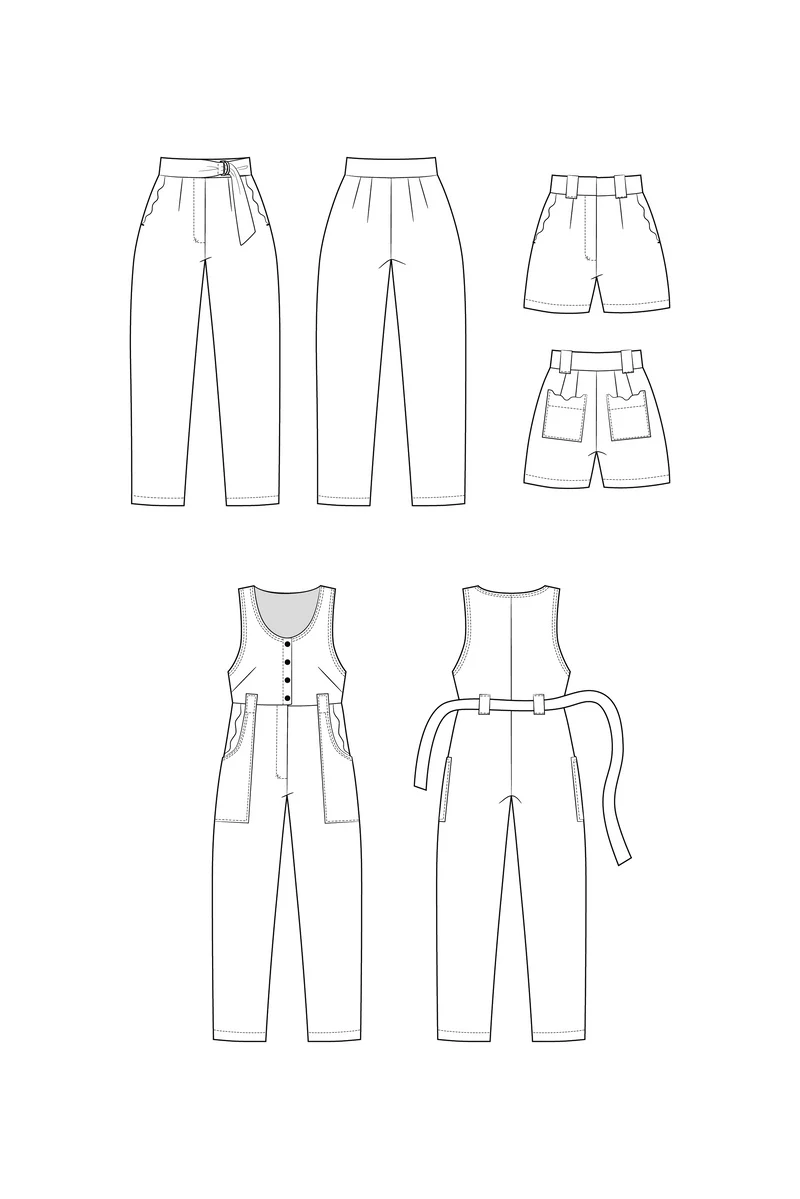 Building The Pattern - Sew Your Own Capsule Wardrobe Book - Named Clothing - Simplifi Fabric