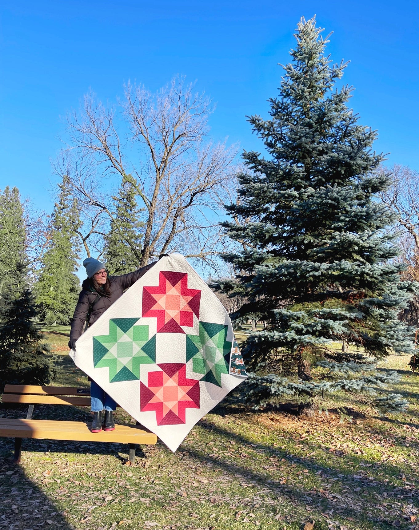 Pine Point Paper Pattern - The Blanket Statement Quilt Co.