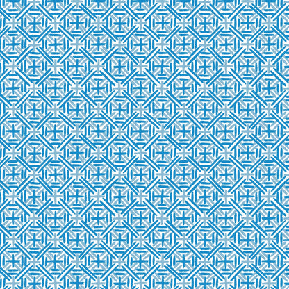 Cafe Weave - Blue - Nice Nice - Emily Taylor - Cloud 9 Fabrics - Poplin - Simplifi Fabric