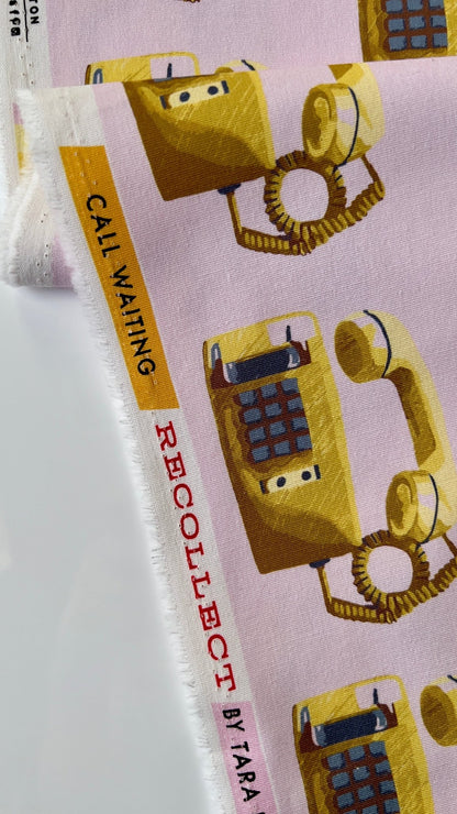 Call Waiting - Recollect - Tara Barr - Cloud 9 Fabrics - Canvas - Simplifi Fabric