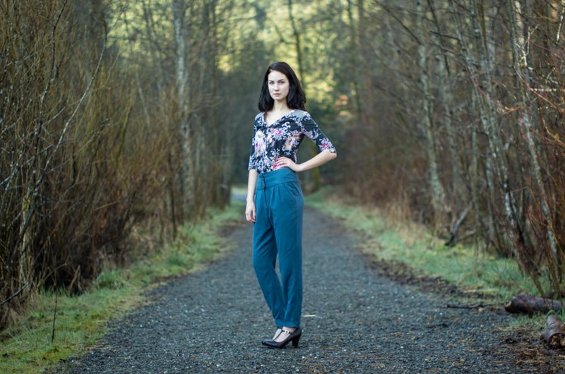 Camas Blouse Womens PDF Sewing Pattern - Thread Theory - Simplifi Fabric