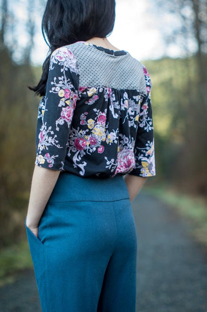 Camas Blouse Womens PDF Sewing Pattern - Thread Theory - Simplifi Fabric