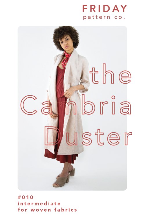 Cambria Duster Pattern - Friday Pattern Company - Simplifi Fabric