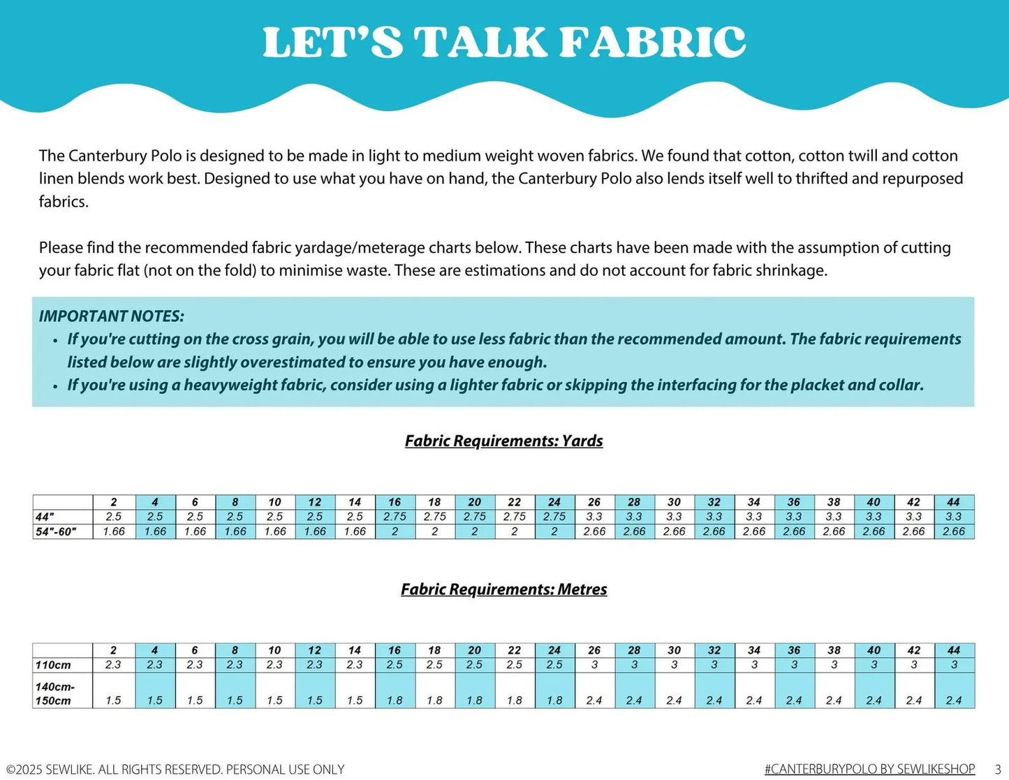 Canterbury Polo PDF Sewing Pattern - Sew Like Shop - Simplifi Fabric