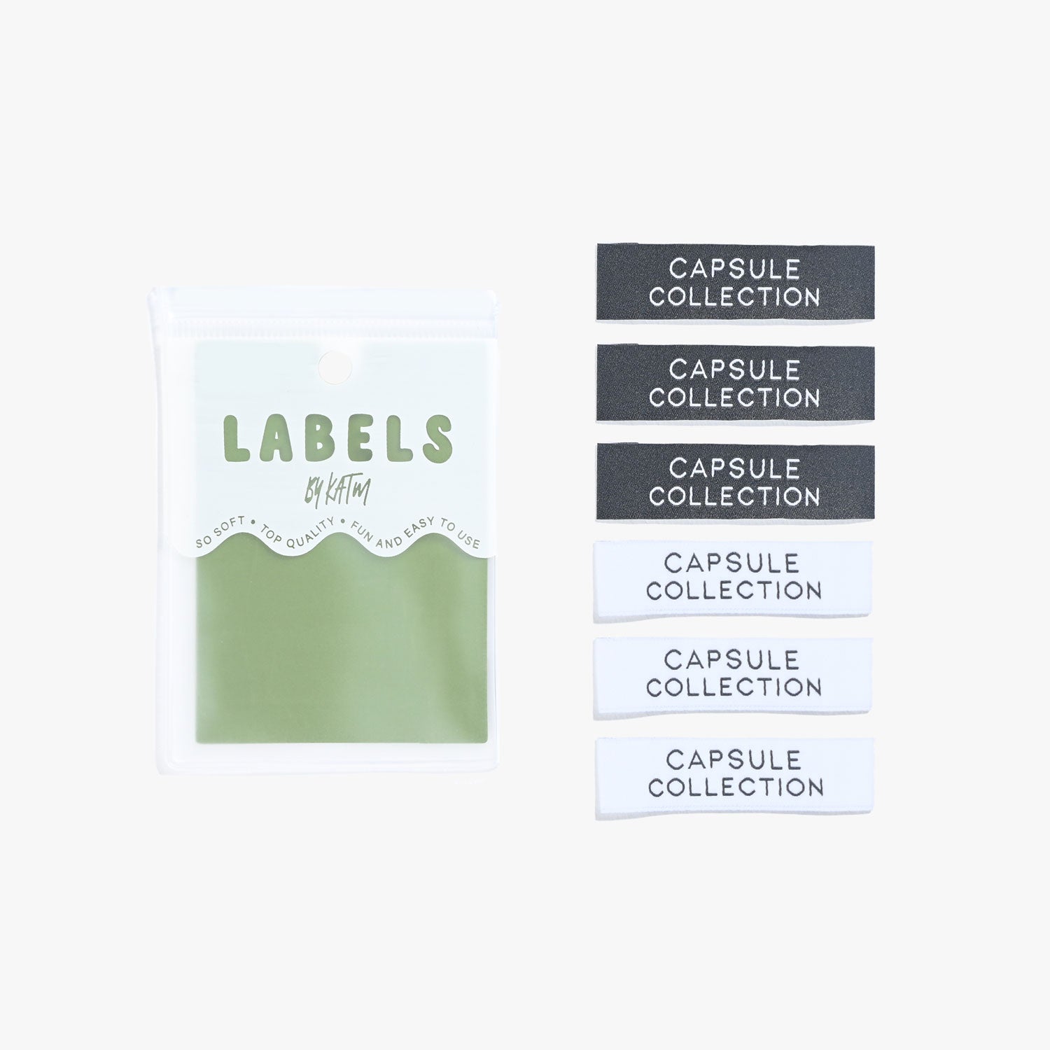 "CAPSULE COLLECTION" Woven Label Pack - Kylie And The Machine - Simplifi Fabric