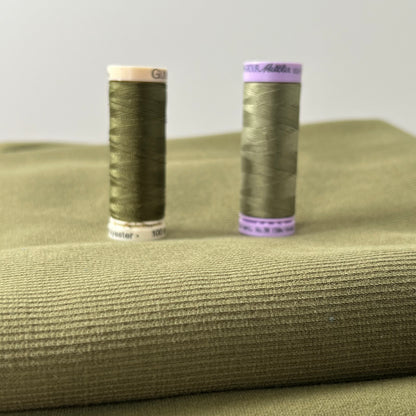 Organic Cotton Fleece 340gsm - Capulet Olive