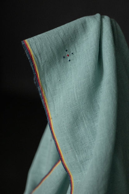 Cassat Blue Tangaliya Handwoven Indian Organic Cotton - Merchant & Mills - Simplifi Fabric