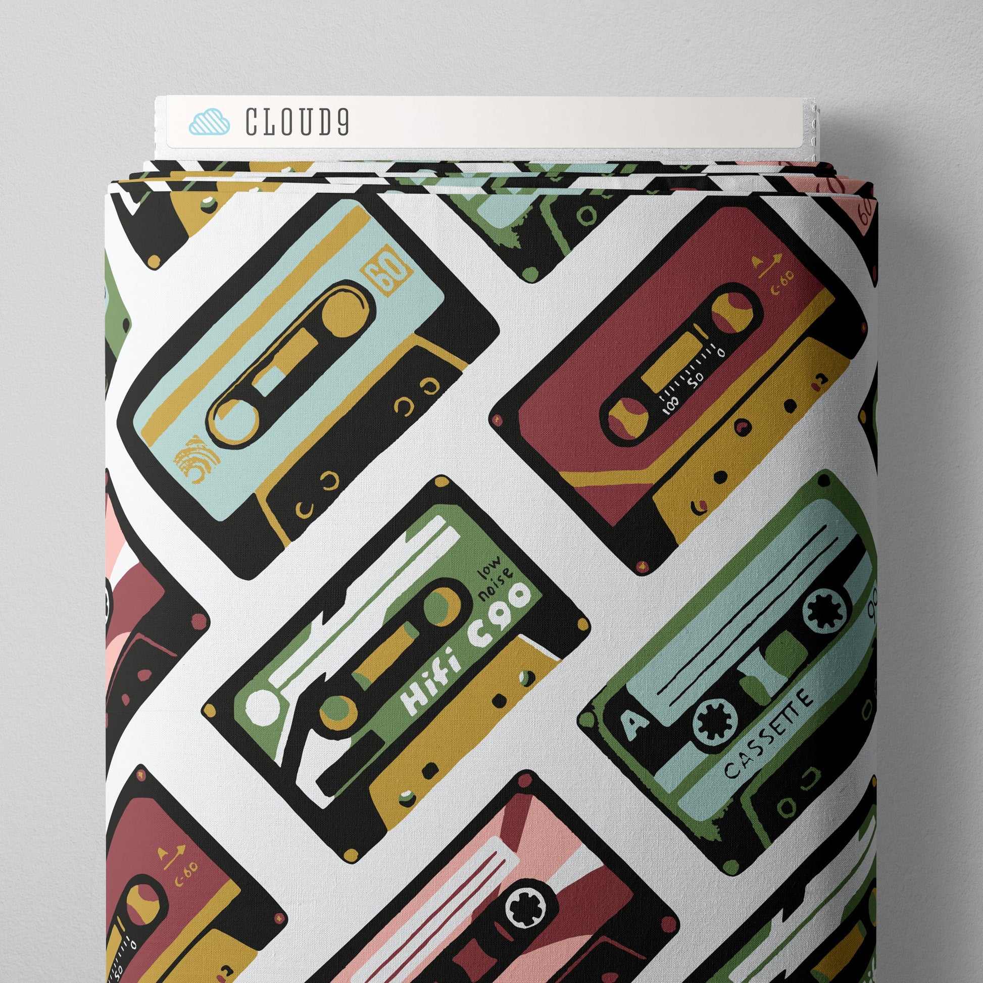 Cassettes - Tara Barr - Canvas Collective - Cloud 9 Fabrics - Canvas - Simplifi Fabric
