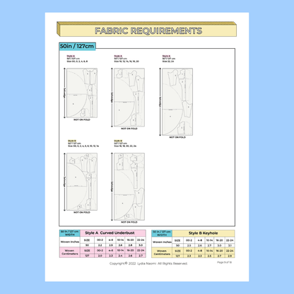 Celeste Frock PDF Pattern - Lydia Naomi - Simplifi Fabric