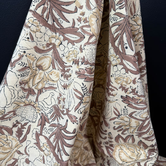 Cafe Garden - Bagru Indian Cotton Block Print