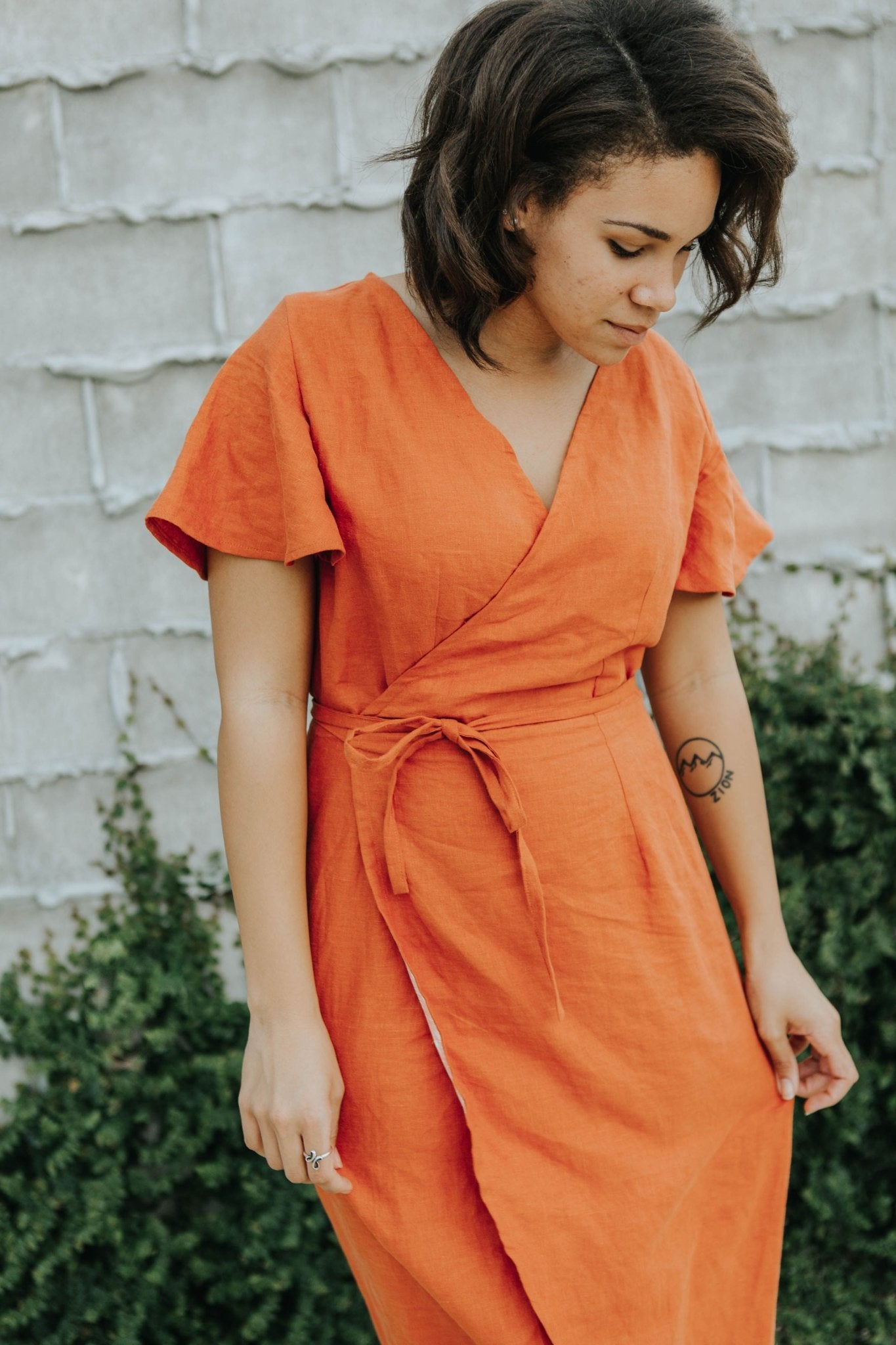 CharliAnne Wrap Dress - Paper Pattern - Sew to Grow - Simplifi Fabric