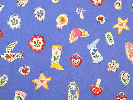 Charmed Stretch Denim - Periwinkle - Oeko - Tex 100 - Fabric Godmother - Simplifi Fabric