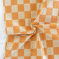 Checkmate - Checkers - Butterscotch - Fableism Supply Co. - Simplifi Fabric